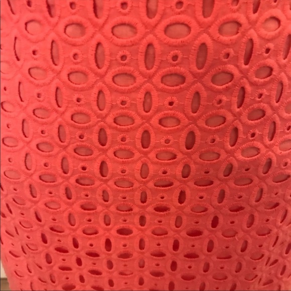 J. Crew Coral Eyelet Mini Skirt - Picture 4 of 4